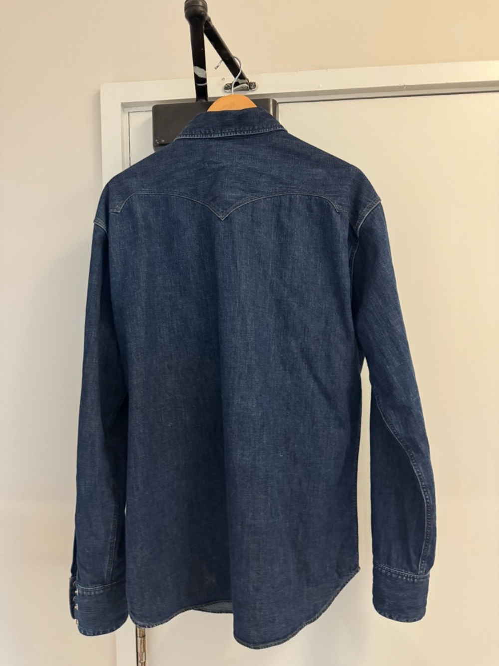 Stevenson Overall Co Cody Japanese Denim Western Shirt size XXL - Picture 5 of 5